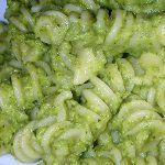 Fusilli al pesto di broccoli.